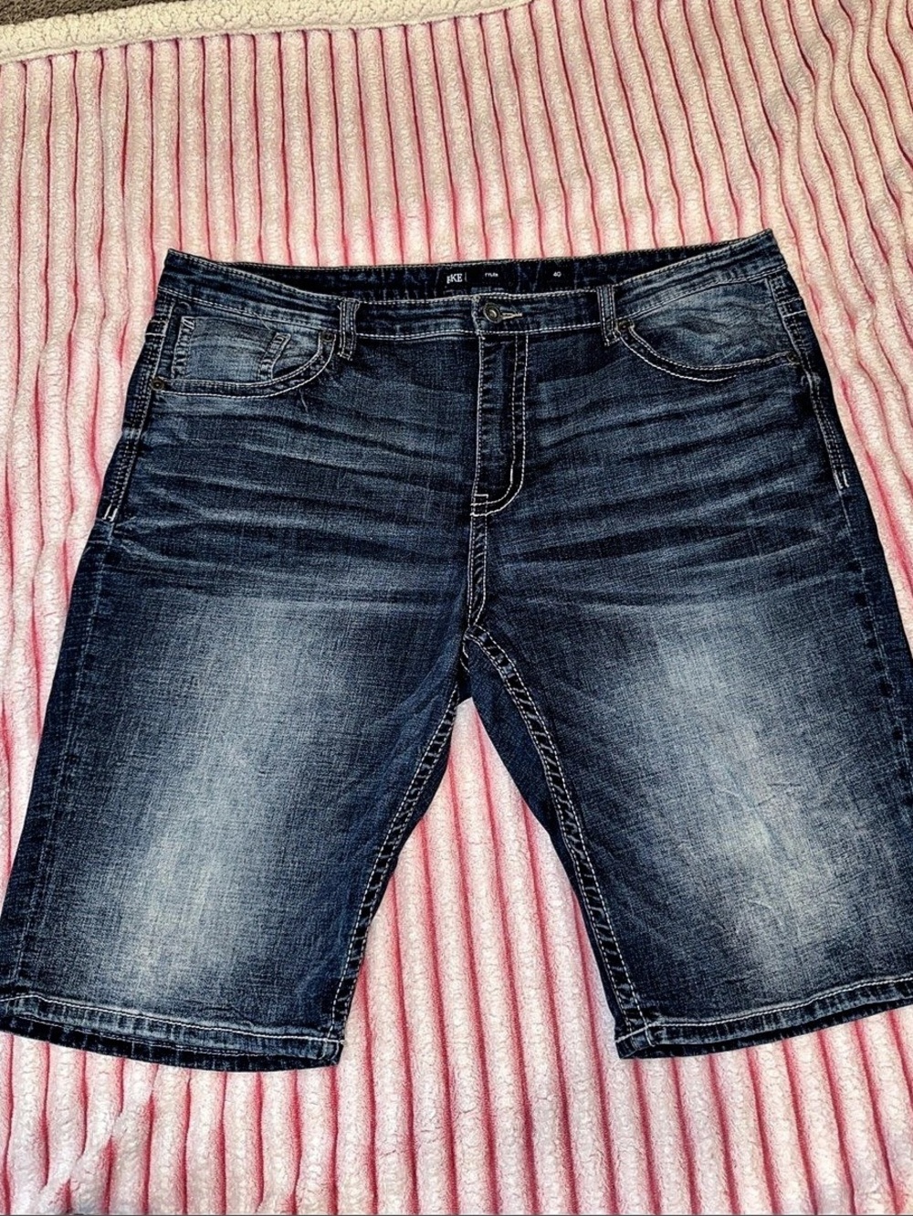 Tyler Men's Denim Jean Shorts Waist 40